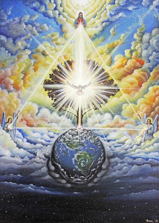 "Древо познания", масло, 2011 год,